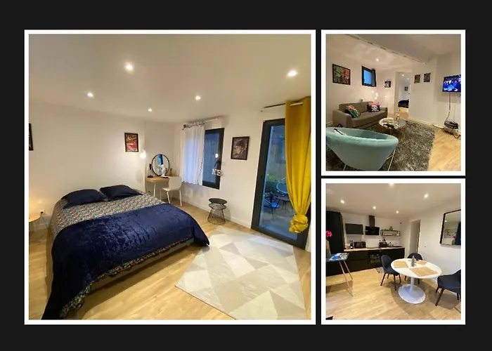 Apartment Joli Avec Cour Privee Proche Gare & Centre