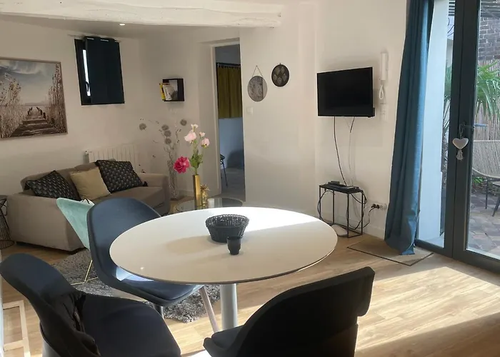 Joli Avec Cour Privee Proche Gare & Centre Apartment