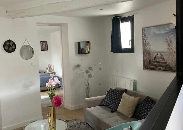 Apartment Joli Avec Cour Privee Proche Gare & Centre